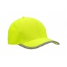Odblaskowa czapka z daszkiem - mod. 3026:Zielony, Bawełna
